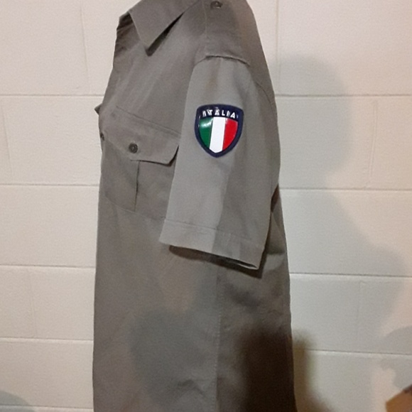 COPY - Vintage Italian uniform shirt sz Large - Picture 2 of 7